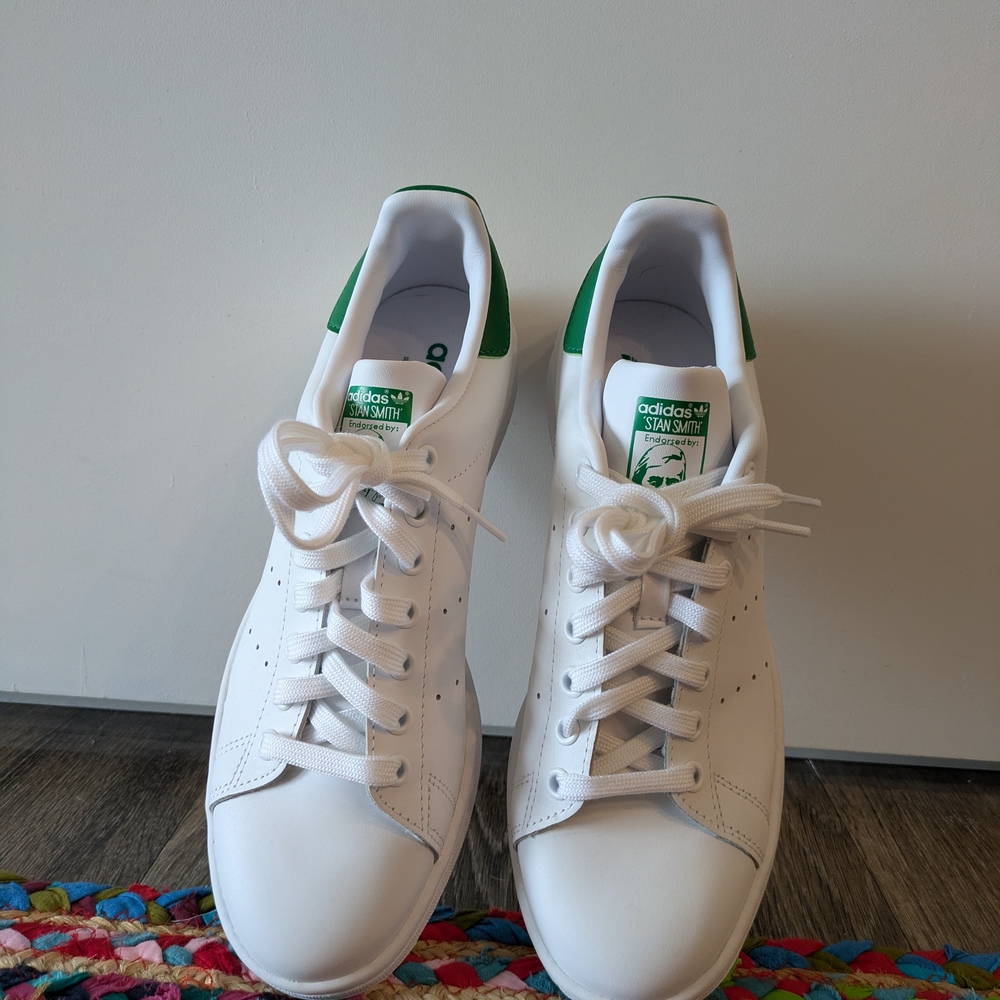 Adidas Stan Smith Men's White Sneakers (Men's 8)